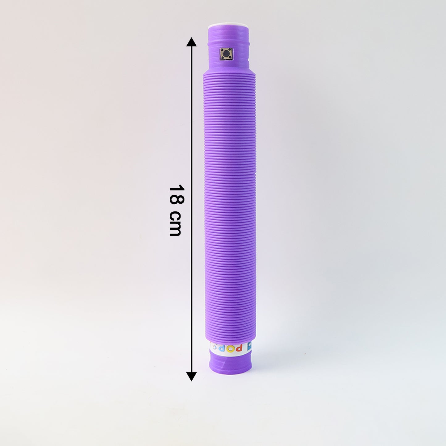 Led Glow Pop Tube Fidget Toy (Mix Color  1 Pc)