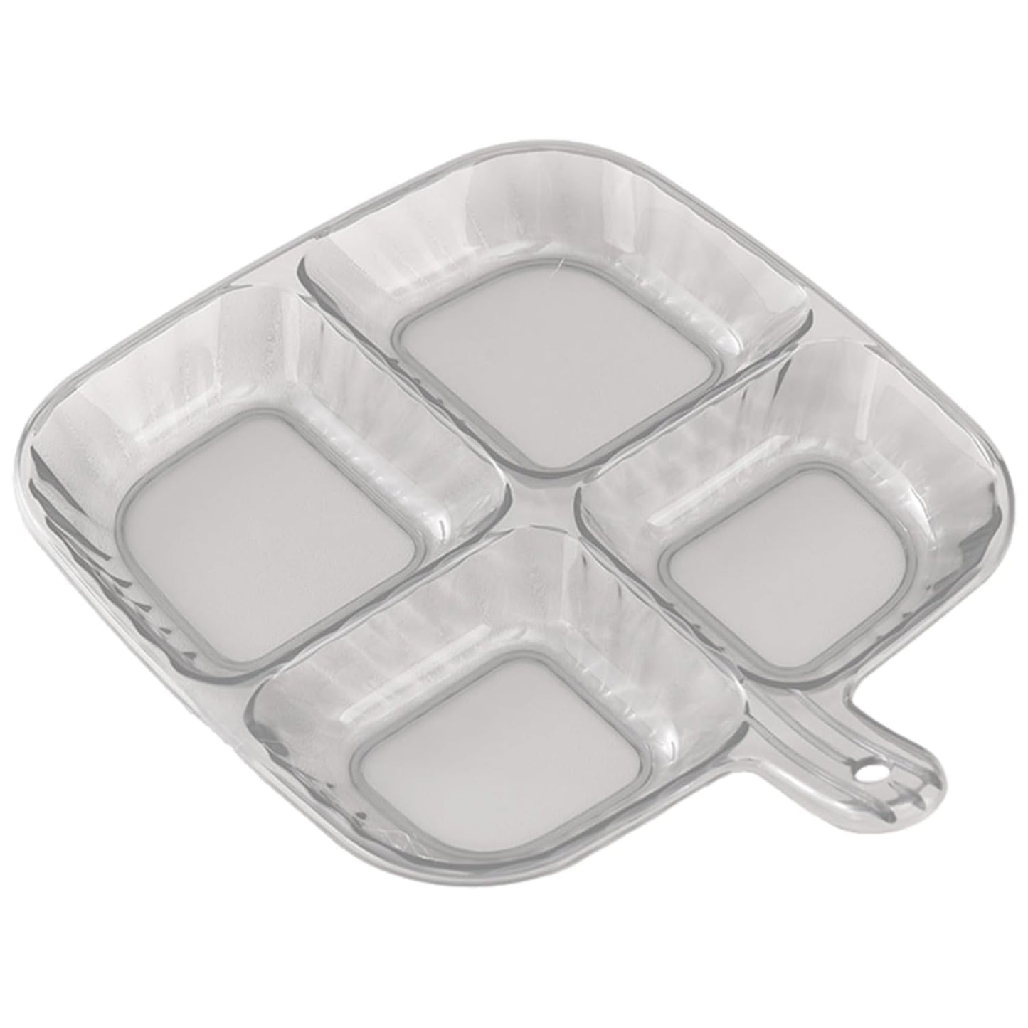 Plastic Kitchen Trays For Serving (4 Compartment  1 Pc)