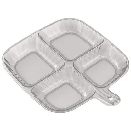 Plastic Kitchen Trays For Serving (4 Compartment  1 Pc)