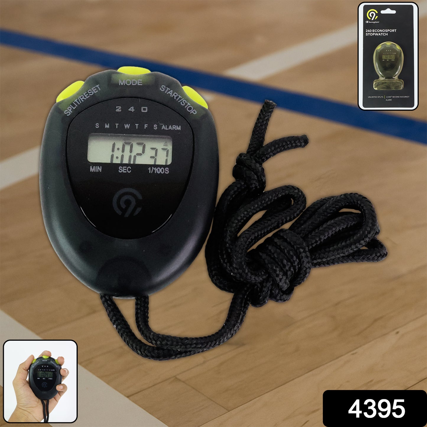 Digital Sports Stopwatch Timer With Split Timing