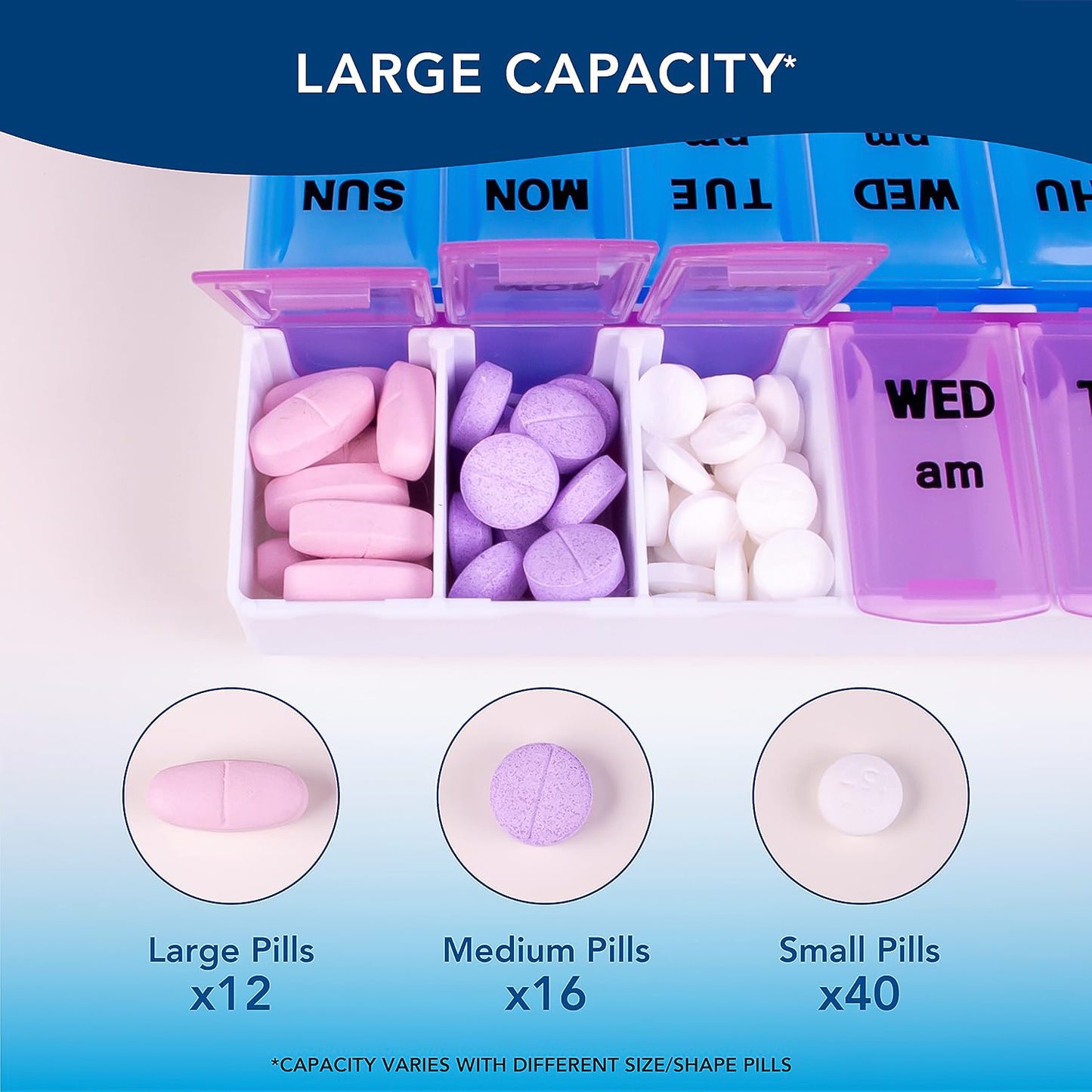 Weekly Medicine Pill Organizer - (1 Pc)