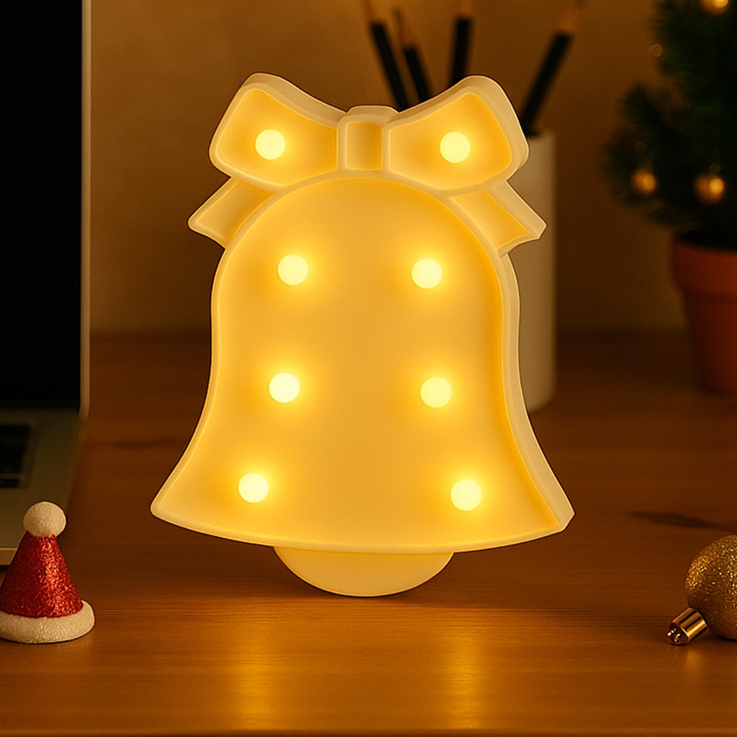 Bell Shaped Led Decorative Night Light (1 Pc)