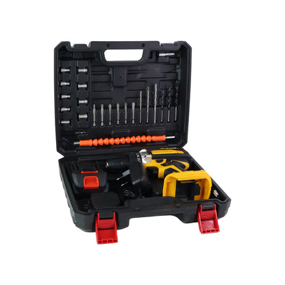 Cordless Drill Machine Tool Kit Set With Drill Bits