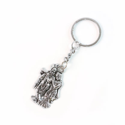 Radha Krishna Metal Keychain (1 Pc)