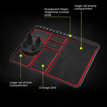 Car Dashboard Mat  Mobile Phone Holder Mount