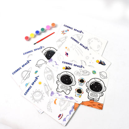 Cosmic Space Theme Kids Painting And Coloring Kit