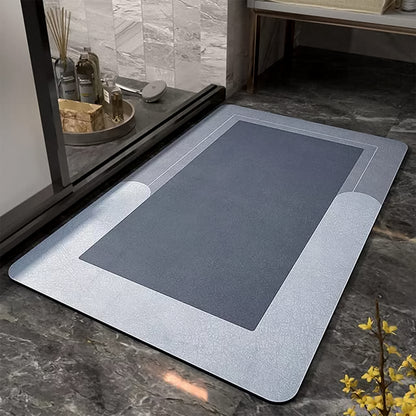 Super-absorbent Quick-dry Bathroom Floor Mat - (1 Pc  80x50 Cm)