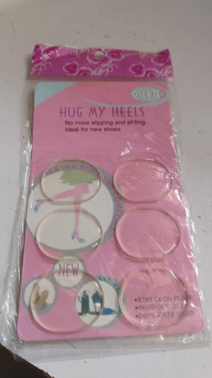 Silicone Shoe Insoles Pads Mat Silicone Heel Pads (1 Pair)