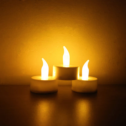 Led Flameless Tealight Candles Lights (6 Pc)