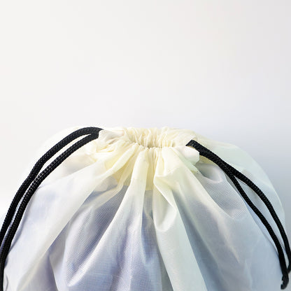 Multipurpose Drawstring Backpack With Printed Eagle Design (1 Pc)