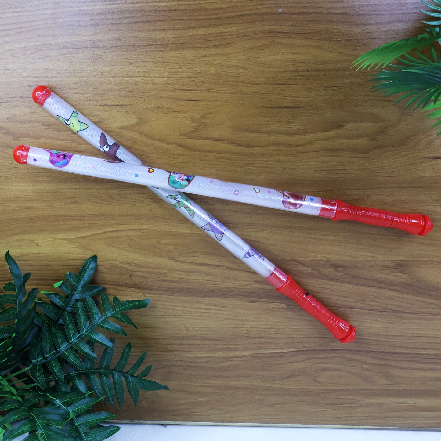 2 Piece Led Dandiya Sticks Set  Color Changing Light-up