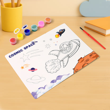 Cosmic Space Theme Kids Painting And Coloring Kit